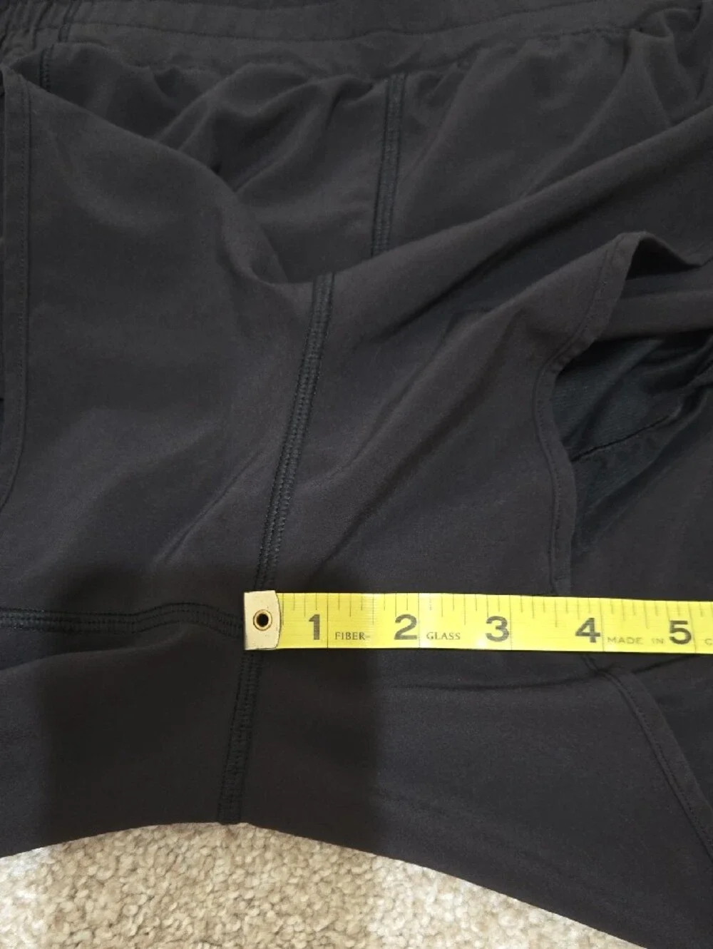 lululemon athletica Black Women's Running Shorts